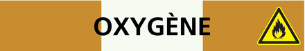 PANNEAU OXYGÈNE 222X37MM (20 ADHESIFS POUR TUYAUTERIE) TALIAPLAST - 731541
