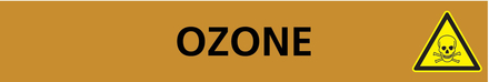 Signalétique de marquage GAZ 222X37 Ozone 222x37mm (20 adhesifs pour tuyauterie) TALIAPLAST - 731542
