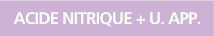 Signalétique de marquage ACIDES 222X37 Acide nitrique + u.app. 222x37mm (20 adhes. tuyauterie) TALIAPLAST - 731737