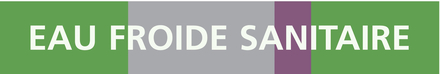 EAU FROIDE SANITAIRE 156x26mm (20 ADHESIFS TUYAUTERIE) TALIAPLAST - 732171