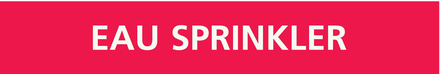 Signalétique de marquage INCENDIE 156X26 Eau sprinkler 156x26mm (20 adhesifs pour tuyauterie) TALIAPLAST - 732403
