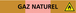 PANNEAU GAZ NATUREL 156X26MM (20 ADHESIFS POUR TUYAUTERIE) TALIAPLAST - 732527