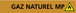 PANNEAU GAZ NATUREL MP 156X26MM (20 ADHESIFS POUR TUYAUTERIE) TALIAPLAST - 732529