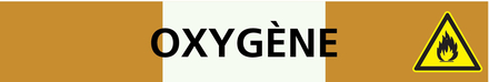 PANNEAU OXYGÈNE 156X26MM (20 ADHESIFS POUR TUYAUTERIE) TALIAPLAST - 732541