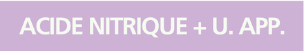 Signalétique de marquage ACIDES 156X26 Acide nitrique + u.app. 156x26mm (20 adhes. tuyauterie) TALIAPLAST - 732737