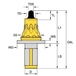 SK4-01 PIC CARB DIA Q/22 TETE 53.9 CARB - 6080876