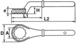 CLE POLYGONALE CONTRE-COUDEE GROS EFFORT 55 MM SAM OUTILLAGE - 10955