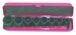 JEU DE 8 DOUILLES A CHOCS 1/4' DE 6 A 13 MM SAM OUTILLAGE - 19120