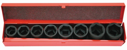COFFRET DE 8 DOUILLES CHOCS 3/4' DE 24 A 36 MM SAM OUTILLAGE - 19160