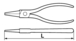 PINCE CIRCLIPS JONCS EXTERIEURS SAM OUTILLAGE - 192J15