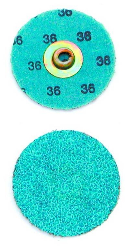 DISQUE ABRASIF 'QUICK CHANGE' D.50 GRAIN 60 SAM OUTILLAGE - 1962660