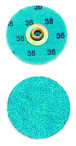 DISQUE ABRASIF 'QUICK CHANGE' D.50 GRAIN 60 SAM OUTILLAGE - 1962660