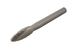 Fraise tige d. 6x60mm hss flamme d. 6x20mm avec bout arrondi SAM OUTILLAGE - 19666