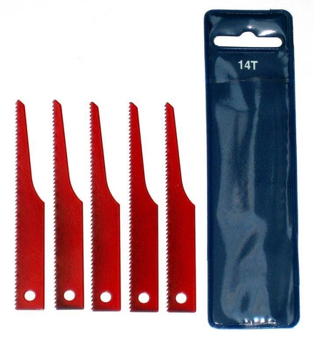 JEU DE 5 LAMES DE SCIE 6 DENTS/CM SAM OUTILLAGE - 19802