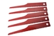 Jeu de 5 lames de scie 10 dents/cm (aciers courants) SAM OUTILLAGE - 19803
