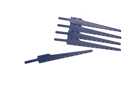 Jeu de 5 lames de scie 13 dents/cm (tôle fine) SAM OUTILLAGE - 19813