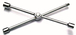 CLE EN CROIX PL 24 X 27 X 33 X CARRE 3/4 SAM OUTILLAGE - 2242733