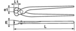 TENAILLE MECANICIEN BRANCHES GAINEES 190 MM SAM OUTILLAGE - 22919CP