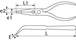 PINCE BEC DEMI ROND COUDE ISOLEE 160 MM SAM OUTILLAGE - 23916TI
