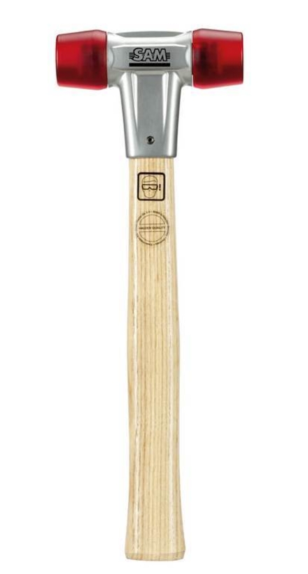 Massette avec embouts en acétate de cellulose - Diamètre 25 mm SAM OUTILLAGE - 32325