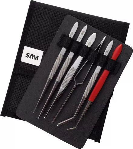 TROUSSE DE 6 BRUCELLES SAM OUTILLAGE - 365TR6A