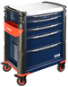 Servante 41 - 5 tiroirs - bleue - plateau inox SAM OUTILLAGE - 415HB