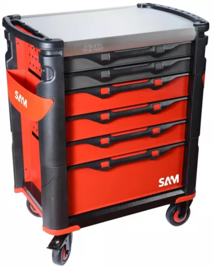 Servante 41 - 6 tiroirs - 200 outils maint. indust. mod. abs SAM OUTILLAGE - 416200SV