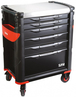 Servante 41 - 6 tiroirs - noire - plateau inox SAM OUTILLAGE - 416HK