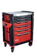 Servante 41 - 6 tiroirs - a badge magnetique - rouge SAM OUTILLAGE - 416SAB