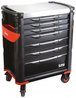 Servante 41 - 7 tiroirs - noire - plateau inox SAM OUTILLAGE - 417HK
