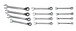 JEU 11 CLES MIXTES A CLIQUET EN MM SAM OUTILLAGE - 50CJ11