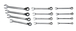 JEU 7 CLES MIXTES A CLIQUET EN MM SAM OUTILLAGE - 50CJ7