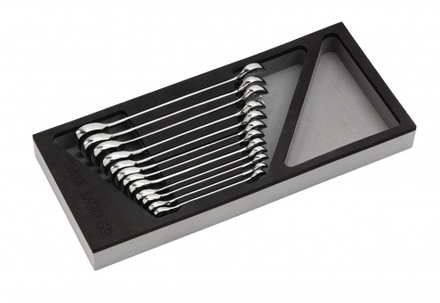 Module mousse 1/3 de 12 cles mixtes a cliquet en mm SAM OUTILLAGE - 50CSIJ12MM