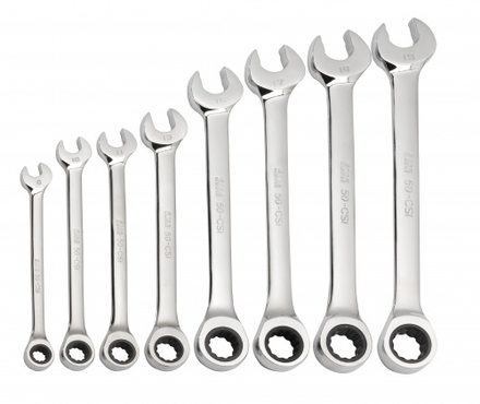 Jeu de 8 cles mixtes a cliquet en mm SAM OUTILLAGE - 50CSIJ8