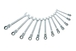 JEU DE 12 CLES MIXTES A CLIQUET ARTICULEE 8 A 19 MM SAM OUTILLAGE - 50CTJ12