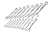 JEU DE 18 CLES MIXTES SAM OUTILLAGE - 50NJ18