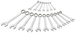 JEU 18 CLES MIXTES SAM OUTILLAGE - 51AJ18