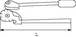 PINCE A CINTRER EN ALLIAGE LEGER 12 MM SAM OUTILLAGE - 61712A