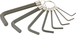 ANNEAU 8 CLES MALES COUDEES COURTES SAM OUTILLAGE - 62AN82