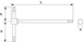 CLE MALE EN T ASYMETRIQUE 3 MM SAM OUTILLAGE - 62CT3