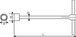 CLE DOUILLE EN T DE 8 MM SAM OUTILLAGE - 63BT8