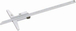 JAUGE DE PROFONDEUR 200MM 1/50E SAM OUTILLAGE - 710J2