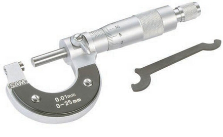 MICROMETRE 1/100E 25 A 50 MM SAM OUTILLAGE - 710M50