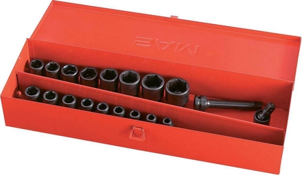 COFFRET 19 OUTILS IMPACT 1/2' SAM OUTILLAGE - 72NS19