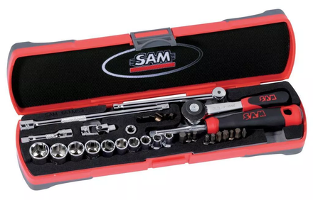 COFFRET 33 OUTILS 1/4' SAM OUTILLAGE - 73R33