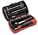 COFFRET POCKET LIGHT 39 DOUILLES ET ACCESSOIRES SAM OUTILLAGE - 73R39