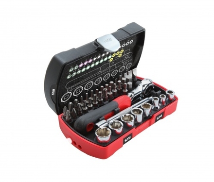 Coffret serrage-vissage 40 outils 1/4'' SAM OUTILLAGE - 73R40Z
