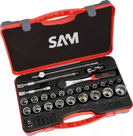 COFFRET 27 OUTILS 1/2' SAM OUTILLAGE - 75S27A