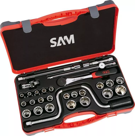 COFFRET 28 OUTILS 1/2' SAM OUTILLAGE - 75S28