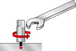 DEGOUJONNEUR A ROULEAUX M10 SAM OUTILLAGE - 76310